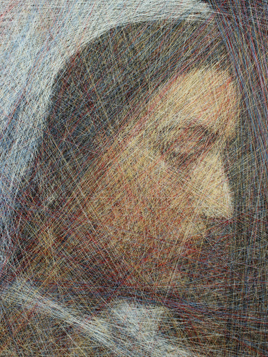 Italian Girl by Ani Abakumova |   Closeup View of Artwork 