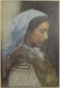 Original art for sale at UGallery.com | Italian Girl by Ani Abakumova | $5,800 | fiber artwork | 40' h x 27' w | thumbnail 1