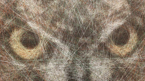 Original art for sale at UGallery.com | The Lover of Sound by Ani Abakumova | $5,800 | fiber artwork | 27' h x 40' w | thumbnail 4