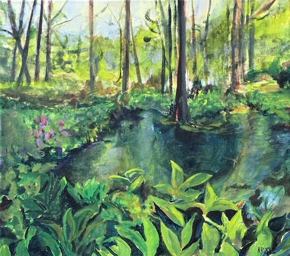 Forest Bathing in Green by Arden Rose |  Artwork Main Image 
