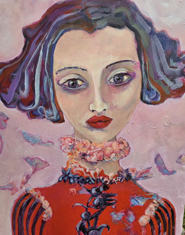 Mademoiselle by Arden Rose |  Closeup View of Artwork 