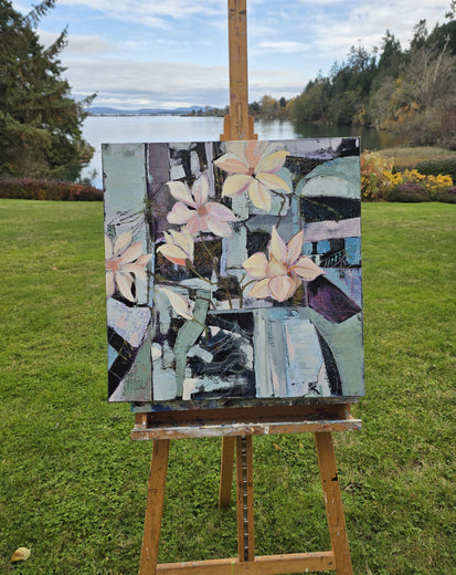 Table Flowers by Arden Rose |  Context View of Artwork 