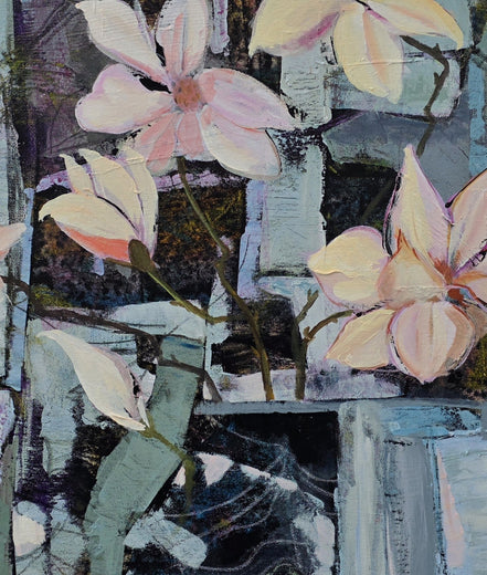 Table Flowers by Arden Rose |   Closeup View of Artwork 