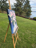 Original art for sale at UGallery.com | Table Lilies by Arden Rose | $600 | acrylic painting | 24' h x 20' w | thumbnail 2