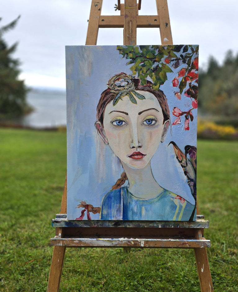 In The Company of Birds by Arden Rose |  Context View of Artwork 