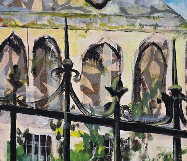 La Maison by Arden Rose |   Closeup View of Artwork 