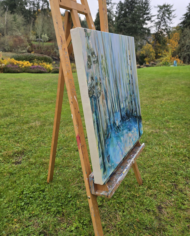 The Art of Forest Bathing by Arden Rose |  Side View of Artwork 