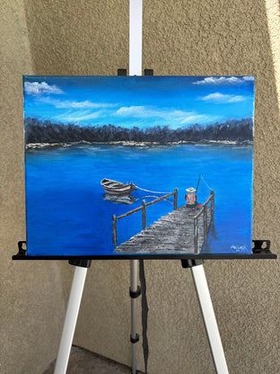 Afternoon Blues by Art Clark |  Context View of Artwork 