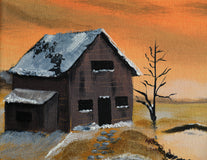 Original art for sale at UGallery.com | All's Quiet by Art Clark | $375 | acrylic painting | 14' h x 11' w | thumbnail 4