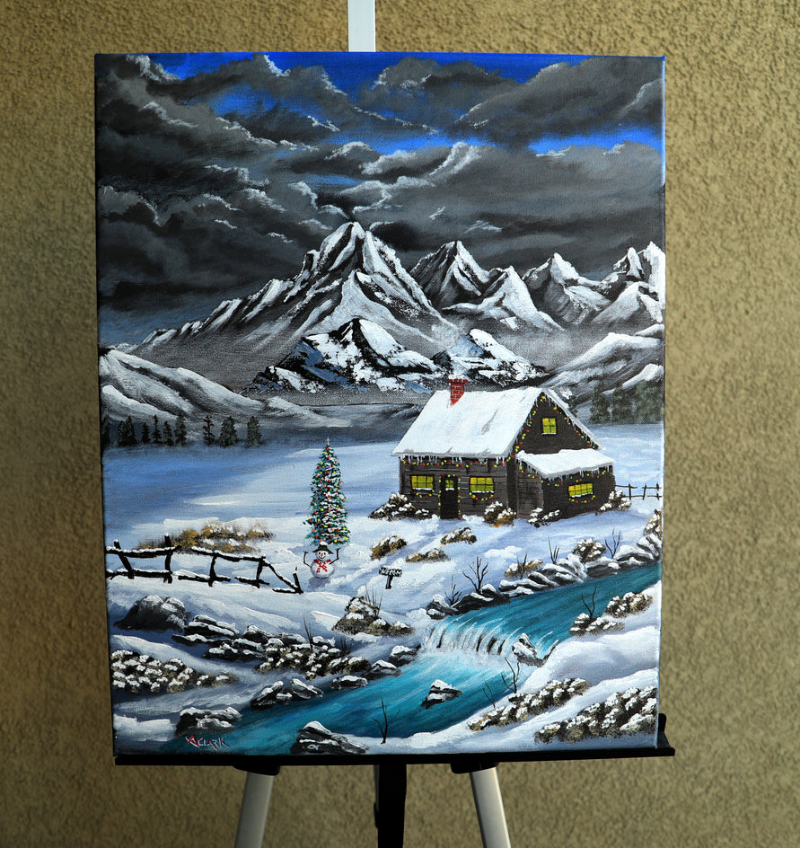Alpine Christmas by Art Clark |  Context View of Artwork 