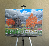 Original art for sale at UGallery.com | Autumn Silence by Art Clark | $600 | acrylic painting | 18' h x 24' w | thumbnail 3