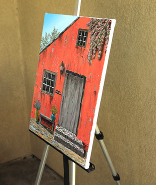 Cuore Della Casa by Art Clark |  Side View of Artwork 