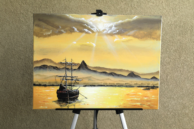 Golden Hour by Art Clark |  Context View of Artwork 