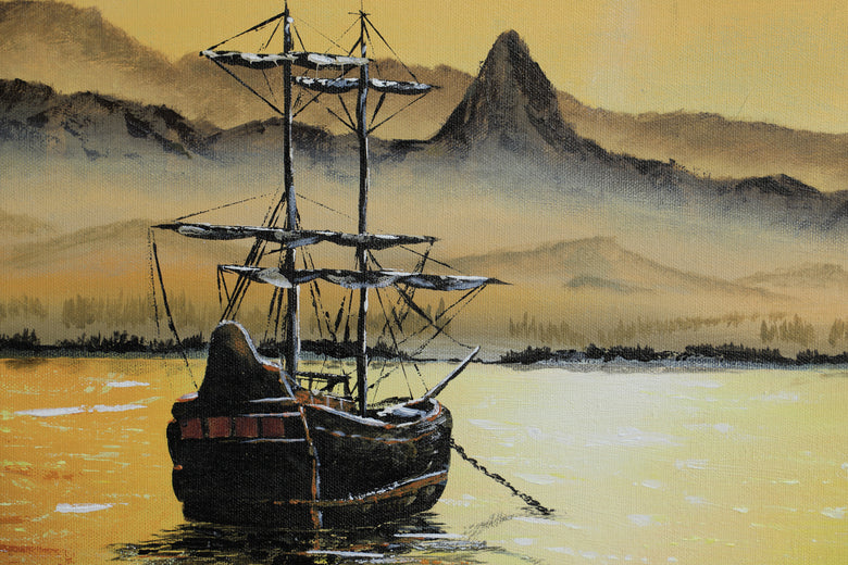 Golden Hour by Art Clark |   Closeup View of Artwork 