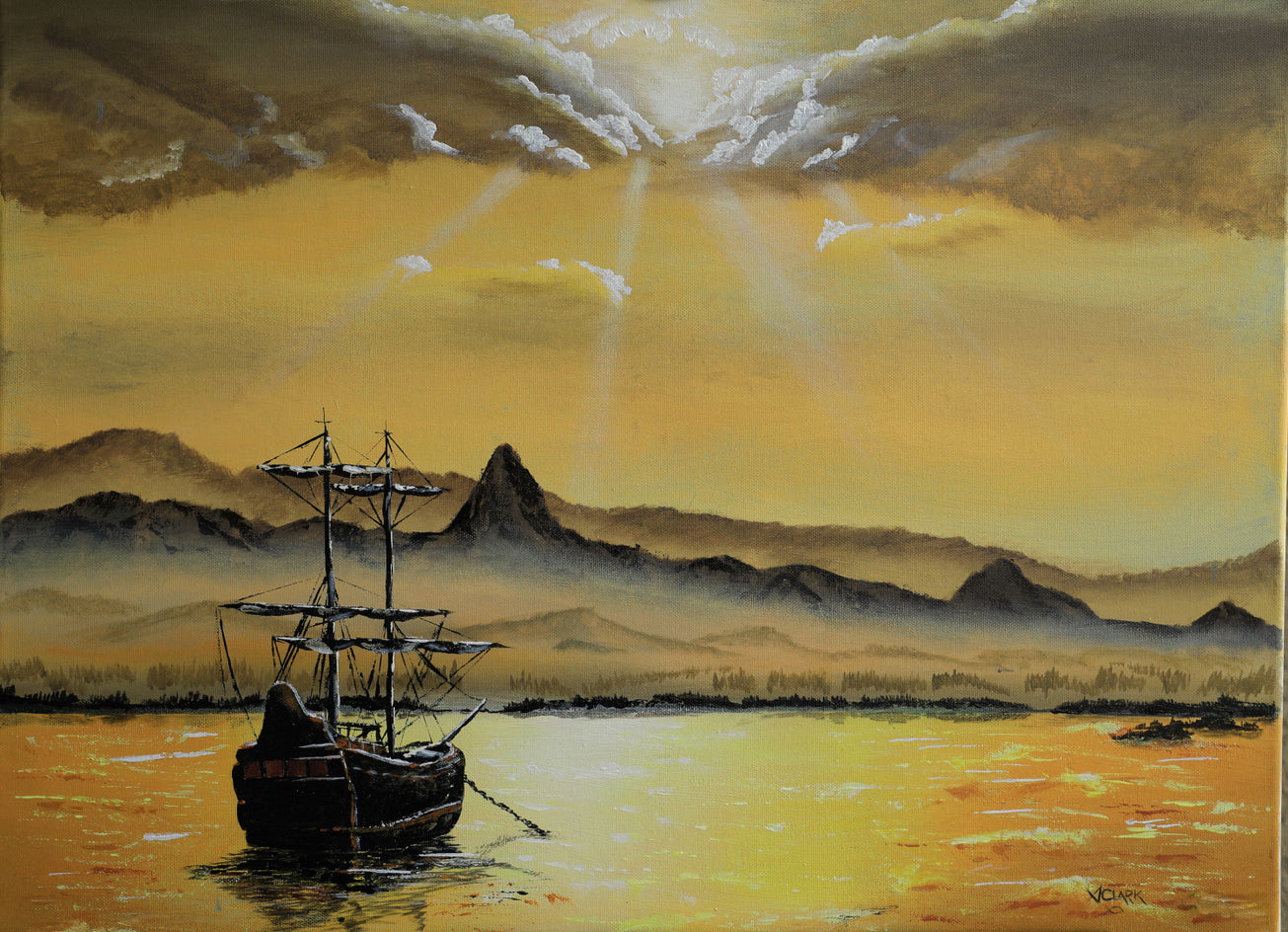 Golden Hour by Art Clark |  Artwork Main Image 