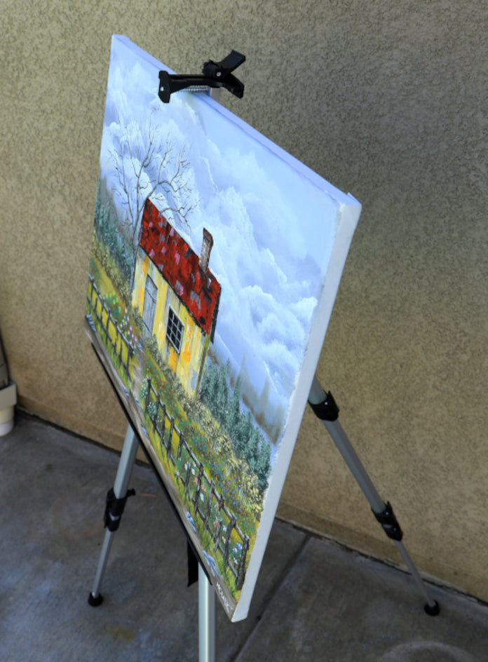 Lost to Time by Art Clark |  Side View of Artwork 