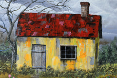 Original art for sale at UGallery.com | Lost to Time by Art Clark | $750 | acrylic painting | 16' h x 20' w | thumbnail 4
