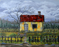 Original art for sale at UGallery.com | Lost to Time by Art Clark | $750 | acrylic painting | 16' h x 20' w | thumbnail 1