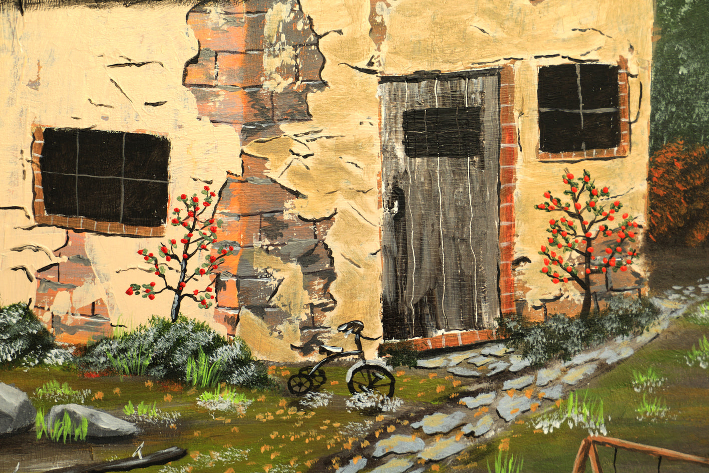 Memories in Patina by Art Clark |  Closeup View of Artwork 