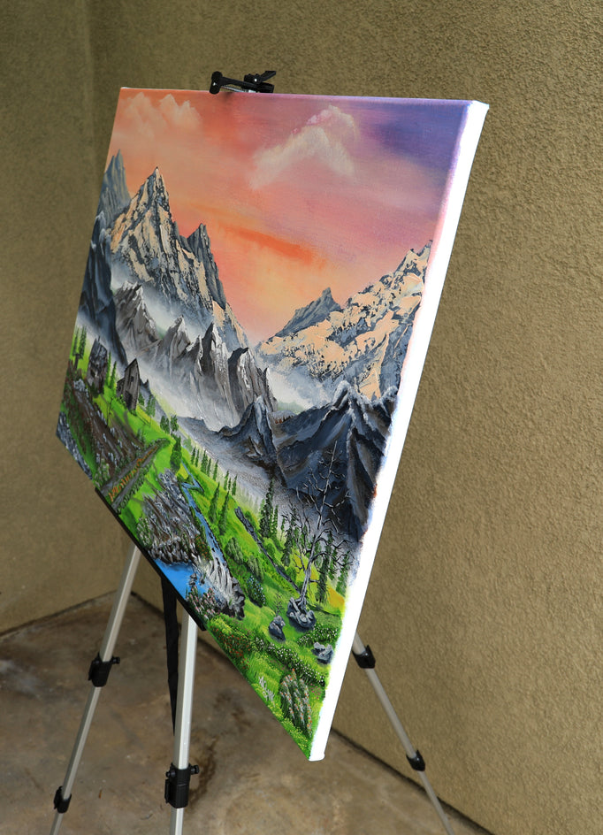Northwest of Heaven by Art Clark |  Side View of Artwork 