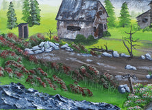 Original art for sale at UGallery.com | Northwest of Heaven by Art Clark | $1,450 | acrylic painting | 24' h x 36' w | thumbnail 4