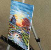 Original art for sale at UGallery.com | Paradise Forgotten by Art Clark | $475 | acrylic painting | 12' h x 9' w | thumbnail 2