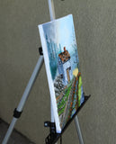 Original art for sale at UGallery.com | Pathway to the Past by Art Clark | $525 | acrylic painting | 14' h x 11' w | thumbnail 2