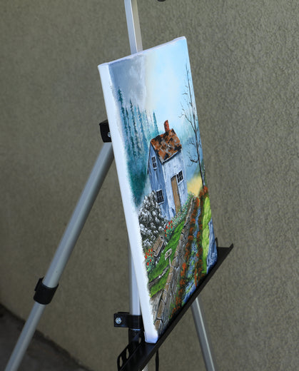 Pathway to the Past by Art Clark |  Side View of Artwork 