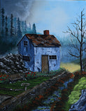 Original art for sale at UGallery.com | Pathway to the Past by Art Clark | $525 | acrylic painting | 14' h x 11' w | thumbnail 1