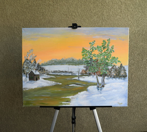 Silent Serenity by Art Clark |  Context View of Artwork 