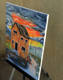 Original art for sale at UGallery.com | Standing Proud by Art Clark | $750 | acrylic painting | 20' h x 16' w | thumbnail 2