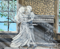 Original art for sale at UGallery.com | The Dance Goes On by Art Clark | $625 | acrylic painting | 16' h x 16' w | thumbnail 4