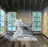 Original art for sale at UGallery.com | The Dance Goes On by Art Clark | $725 | acrylic painting | 16' h x 16' w | thumbnail 1