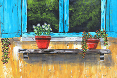 Original art for sale at UGallery.com | Under the Tuscan Sun by Art Clark | $550 | acrylic painting | 20' h x 16' w | thumbnail 4