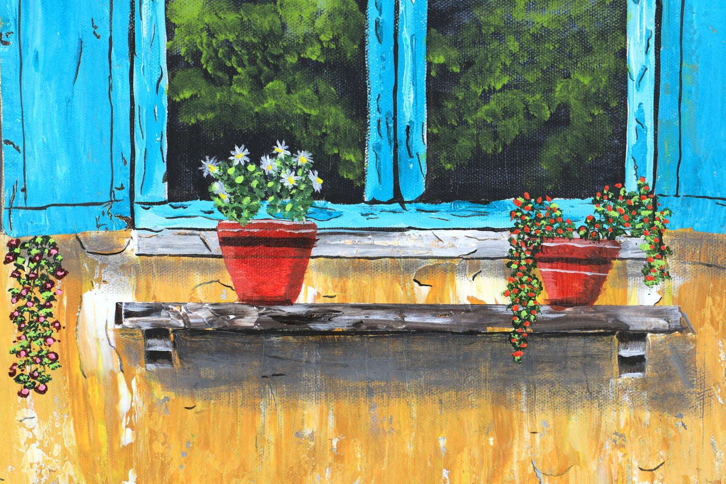 Under the Tuscan Sun by Art Clark |  Closeup View of Artwork 