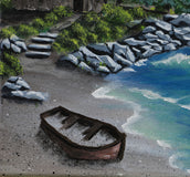 Original art for sale at UGallery.com | Whispering Tide by Art Clark | $750 | acrylic painting | 16' h x 20' w | thumbnail 4