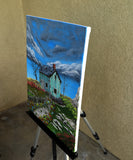 Original art for sale at UGallery.com | Mountain Top Splendor by Art Clark | $750 | oil painting | 20' h x 16' w | thumbnail 2