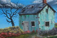 Original art for sale at UGallery.com | Mountain Top Splendor by Art Clark | $650 | oil painting | 20' h x 16' w | thumbnail 4