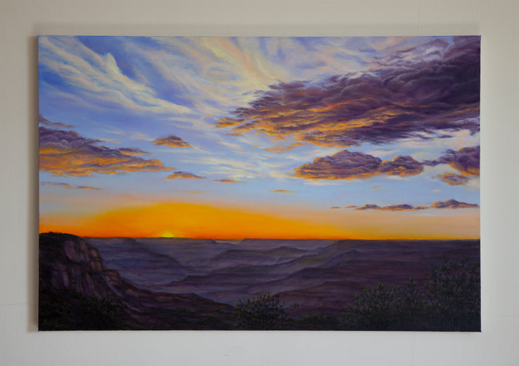 Sunset by Olena Nabilsky |  Context View of Artwork 