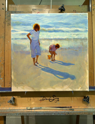 Beachcombers by Aruna Rao |  Context View of Artwork 