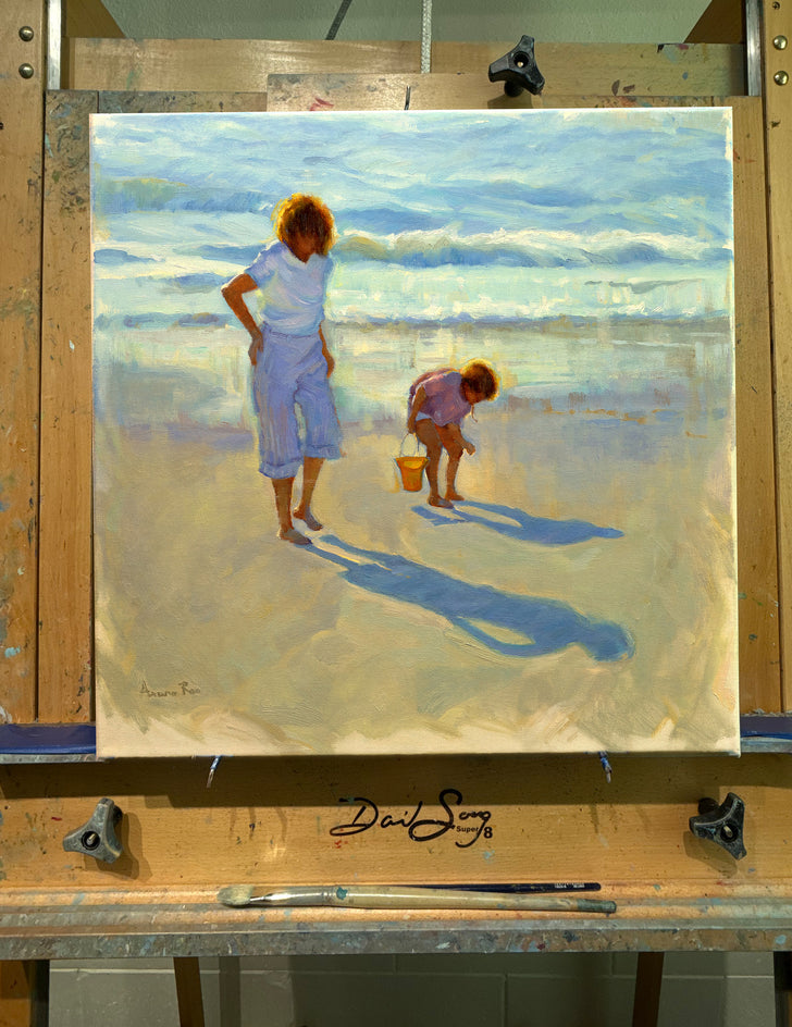 Beachcombers by Aruna Rao |  Context View of Artwork 