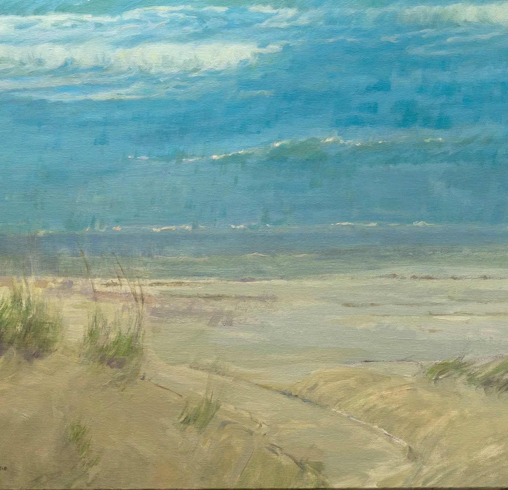 Beckoning Sea by Aruna Rao - oil painting | UGallery
