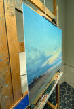 Original art for sale at UGallery.com | Prelude by Aruna Rao | $1,300 | oil painting | 20' h x 24' w | thumbnail 2