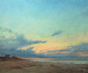 Original art for sale at UGallery.com | Prelude by Aruna Rao | $1,300 | oil painting | 20' h x 24' w