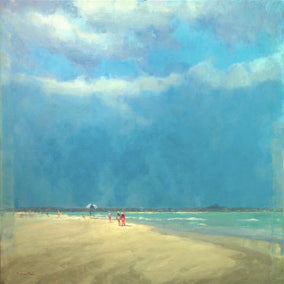oil painting by Aruna Rao titled Salty Sea Breezes