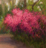 Original art for sale at UGallery.com | Through the Azaleas by Aruna Rao | $1,350 | oil painting | 18' h x 14' w | thumbnail 4