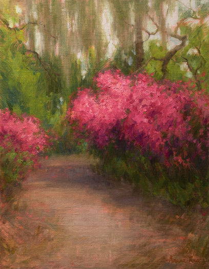 Through the Azaleas by Aruna Rao | Artwork Main Image
