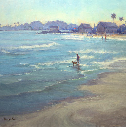 Tidewalkers by Aruna Rao |   Closeup View of Artwork 