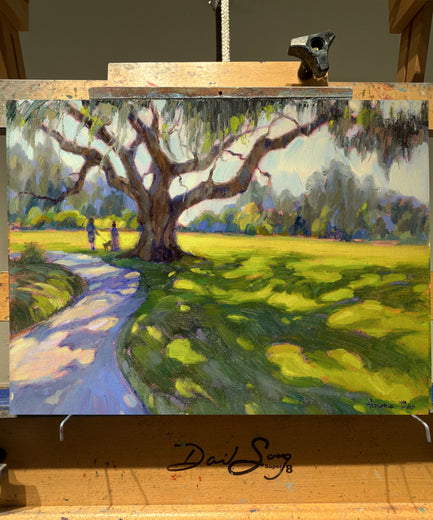 Under the Oaks by Aruna Rao |  Context View of Artwork 