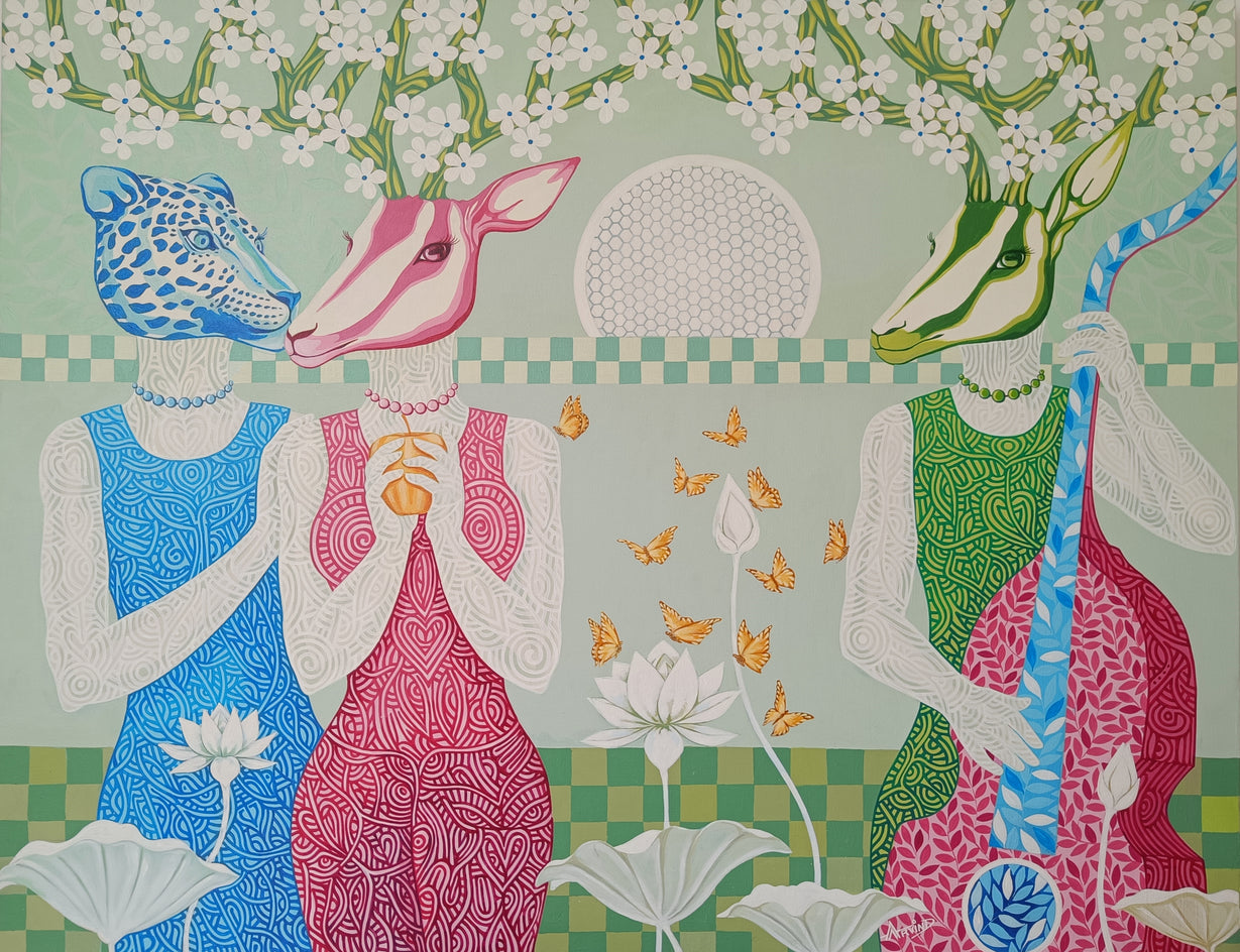 Admiring by Arvind Kumar Dubey |  Artwork Main Image 